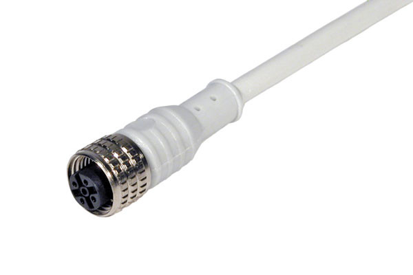 CABO M12 4P COM CONECTOR AXIAL DE 5 METROS M12 CS-A1-02-G-05