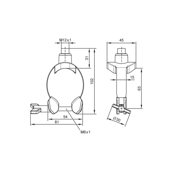 TSM701 IFM - Sensor de Temperatura IFM Medição de Superfície Pt1000 M12 -25 a 160°C