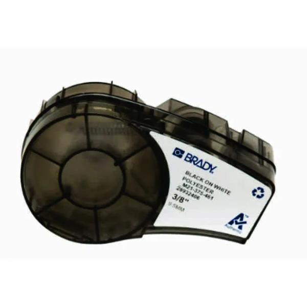 ETIQUETA DE ALTA PERFORMANCE PARA TUBOS-B461 DE 15.24MMX66.67MMX25.4MM COR: PRETO NO BRANCO - RL C/