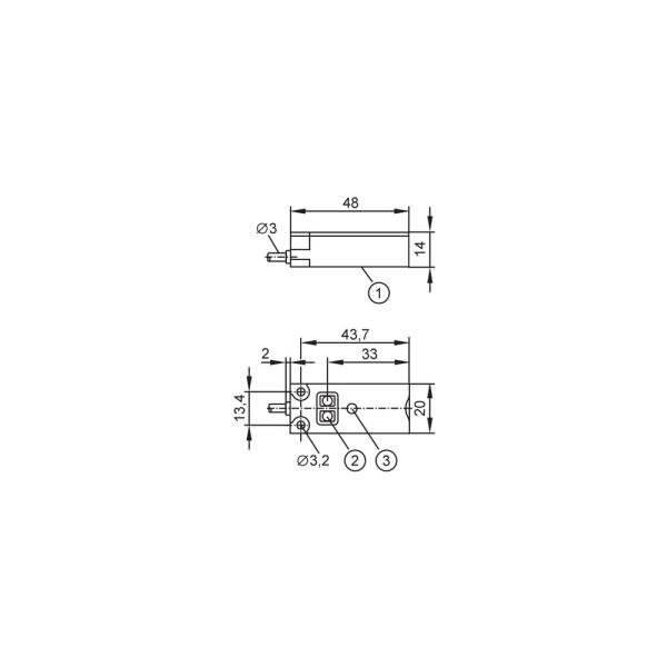 KQ6002 IFM - Sensor Capacitivo ifm Detecção de nível e materiais 12mm PNP IO-Link 2m