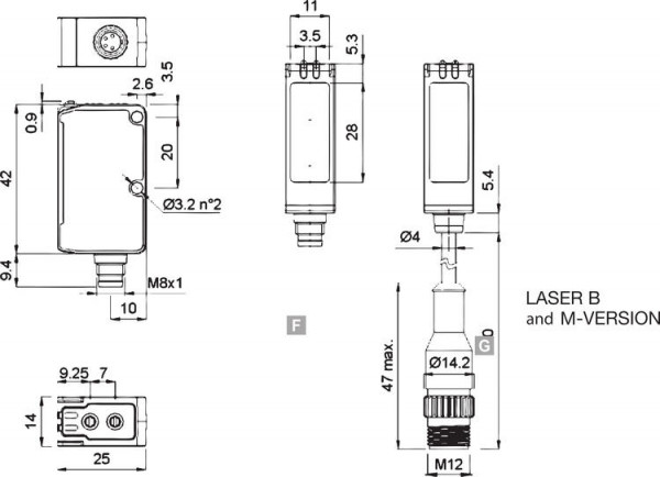 SENSOR MINIATURA S8-PR-5-W03-NN