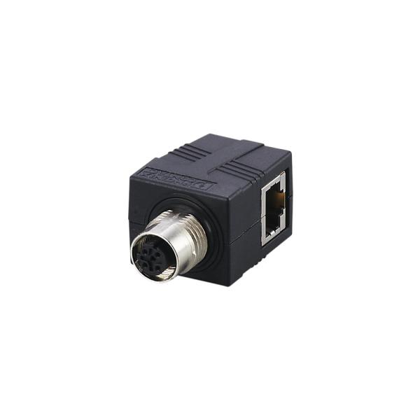 E21140 IFM - Adaptador de Ligação Ethernet Automação Industrial M12 para RJ45 IP67