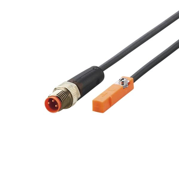 MK5102 IFM - Detector Cilindro Ranhura T Detecção posição pneumática GMR, PNP, NA, 0,3m M8, IP67