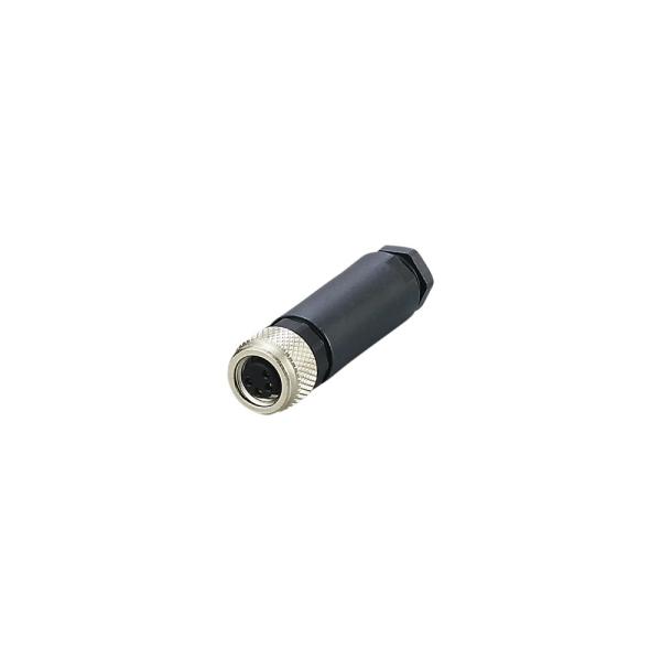E12464 IFM - Soquete Confeccionável M8 Automação Industrial 4 Pinos, IP67, PNP