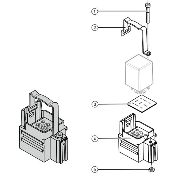 EC3025 IFM - Kit de Montagem para ecomatRelay Automação Industrial IP67, 9 Polos