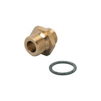 E40097 IFM - Adaptador Rosqueável p/ Sensores IFM Ind. Latão G1/2 M18x1,5 30bar E40097