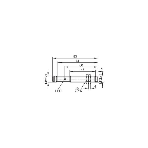 IF5594 IFM - Sensor Indutivo IFM Automação Industrial M12 4mm PNP NA