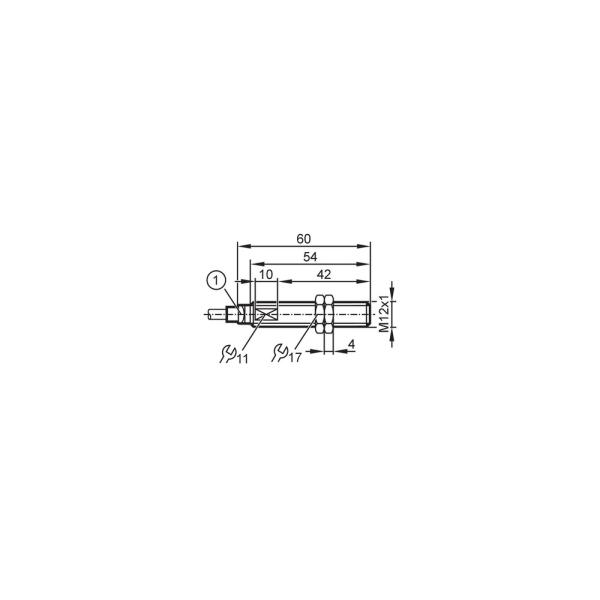 IFS718 IFM - Sensor Indutivo IFM Automação Industrial M12 4mm PNP/NPN