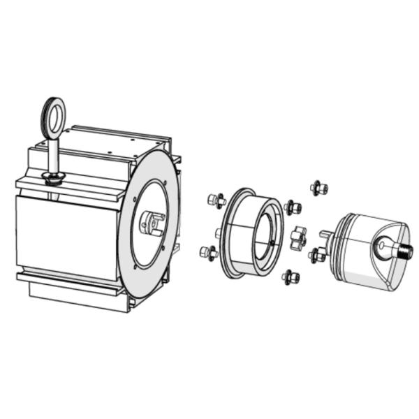 E61442 IFM - Mecânica de Tração por Cabo para Encoders 5000mm Eixo 6mm