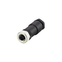 E12499 IFM - Soquete Confeccionável IFM Cabo de Energia M12, Codificação T, IP67 E12499