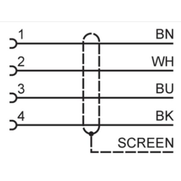 E12339 IFM - Cabo Conector Fêmea M12 Angular Automação Industrial 5m PUR Blindado