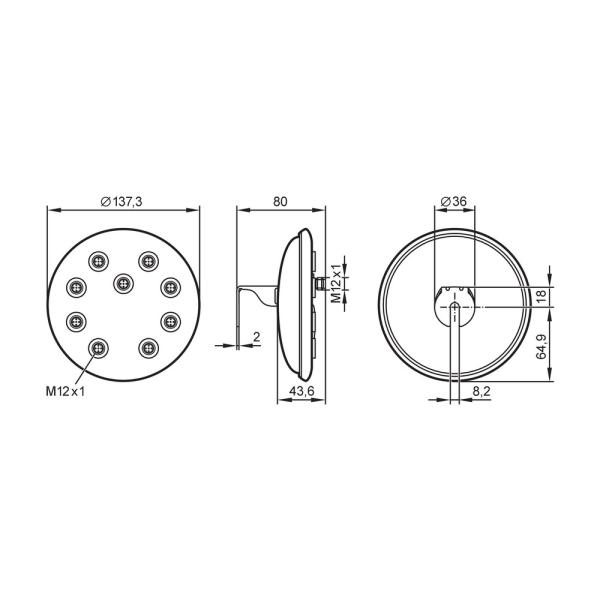 AC2900 IFM - Módulo ProcessLine AS-Interface Indústria Alimentícia 8 SB IP69K