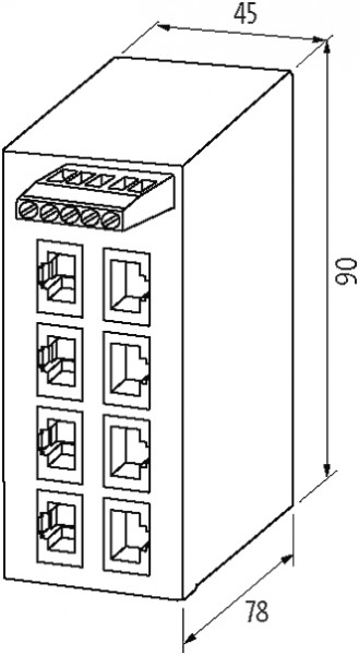 SWITCH 8 PORTAS GIGABIT