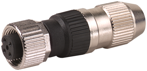 MOSA CONECTOR M12 FEMEA RET 4P