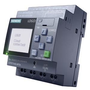 Controlador CLP SIEMENS LOGO 12/24V 8Di 6Ed10521Md080Ba2