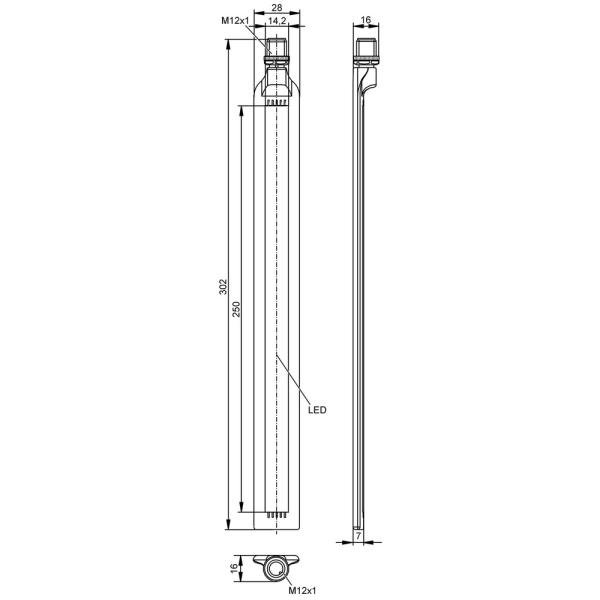 DV3010 IFM - Luz para Máquinas ifm Iluminação e Sinalização LED RGBW 24V IP69K