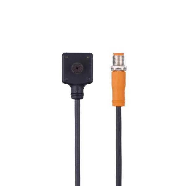 EVCB06 IFM - Cabo de Conexão com Conector de Válvula IFM Automação Industrial 0,3m PUR IP69K LED