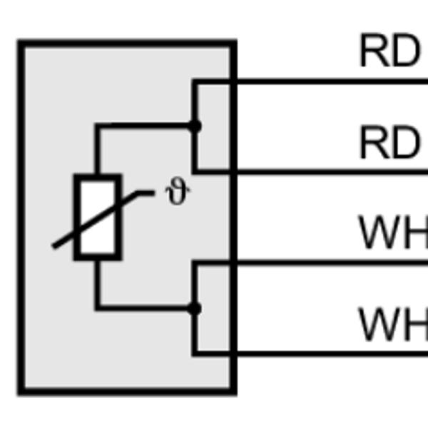 TS285A IFM - Sensor de Temperatura ifm Medição de contato Pt100 Cabo 2m M8
