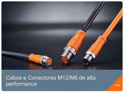 Cabos e Conectores M12/M8 IFM