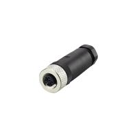E11774 IFM - Soquete Confeccionável IFM M12 Automação Industrial 5 Pinos, IP68, Banhado a Ouro E11774