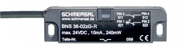 SENSOR MAGNÉTICO DE SEGURANÇA BNS 36-02z-R
