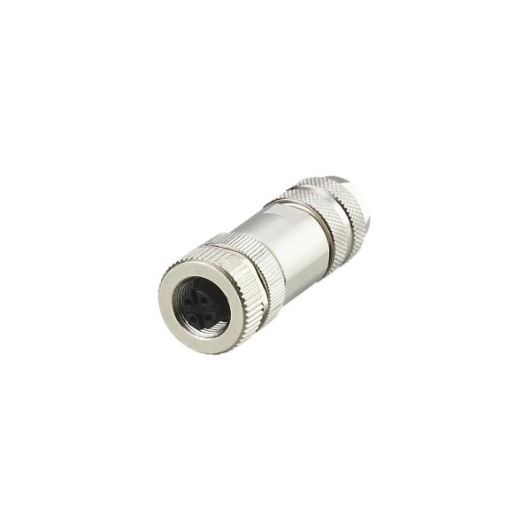E12356 IFM - Soquete Confeccionável IFM Automação Industrial M12 Reto 4 Polos IP67