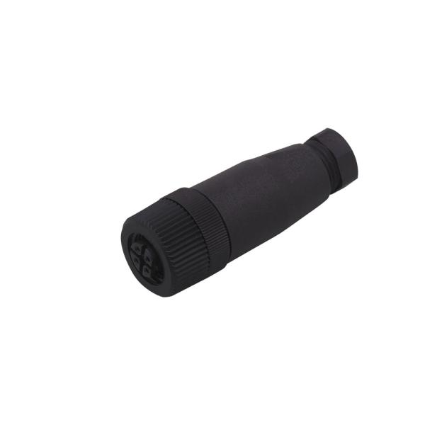 E10109 IFM - Soquete Confeccionável M12 Automação Industrial 4 Pinos, IP67, <250V