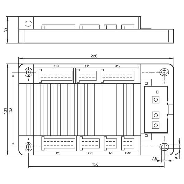 CR0303 IFM - Controlador Programável IFM R360 Para Máquinas Móveis 42 E/S, 2 CAN, 10-32V