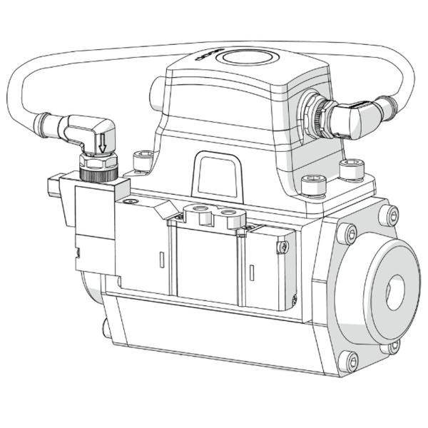 ZZ0628 IFM - Kit Automação Pneumática Controle Abertura Válvula MVQ 80x30x20